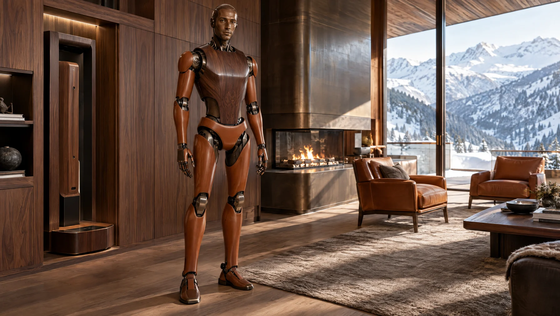 Chalet / Heritage customized robots in a matching luxury interior