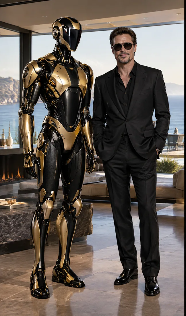 Celebrities robot concept