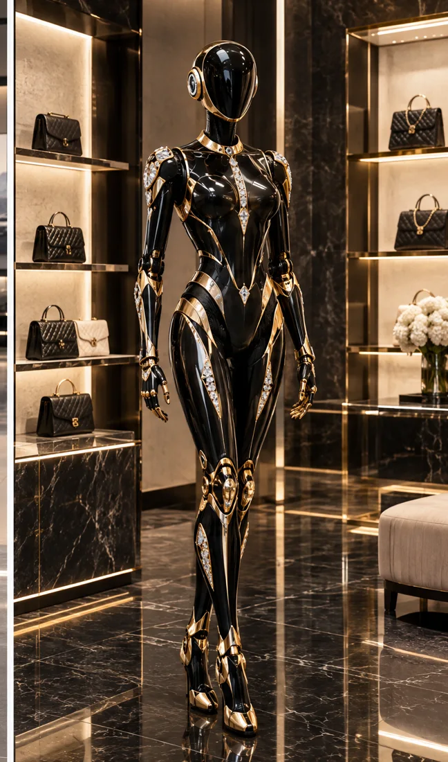 Luxury houses robot concept