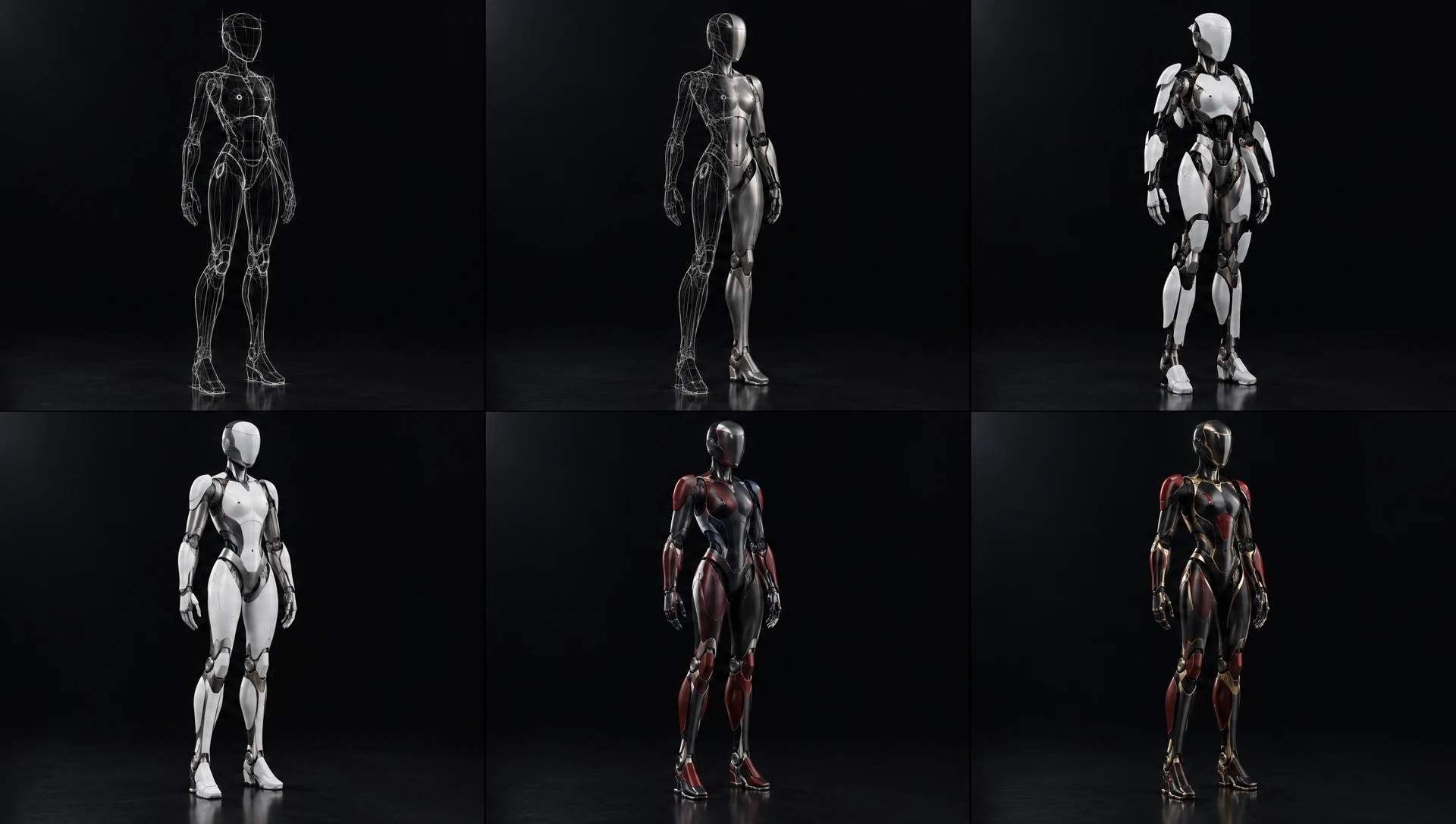 The transformation storyboard concept board